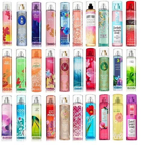 bath and body works scents list